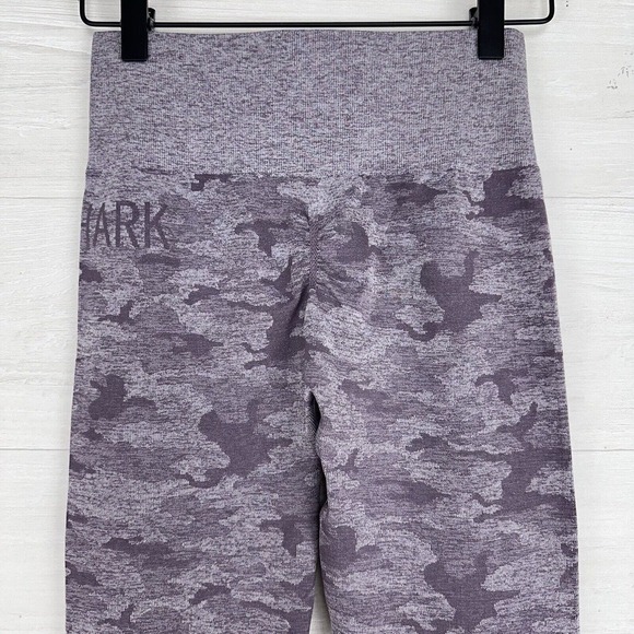 Gymshark Seamless Leggings Size Small Lavender Camo High Rise Lift Butt Scrunch - Picture 5 of 10